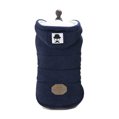 Dog winter coat, thick and warm material, for small and medium-sized dogs