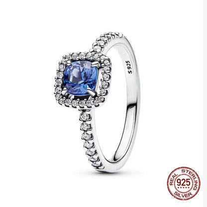 925 Hopeinen tähdenlento sormus, säädettävä, saatavana eri variaatioita