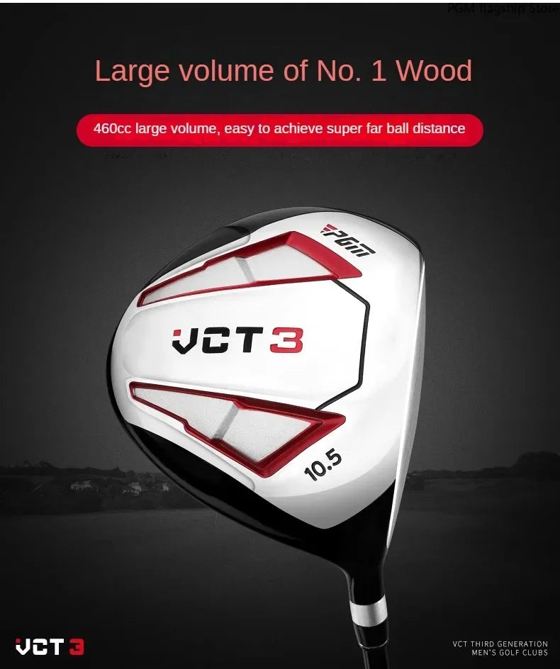 PGM VCT3 Golf Club Set 12 Pieces for Men, Top-Class Set for Beginners