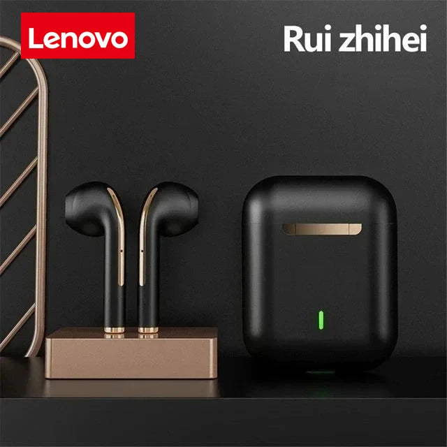 Lenovo J18 TWS Bluetooth-nappikuulokkeet – HiFi Stereo, Vedenkestävät ja Kosketusohjaus
