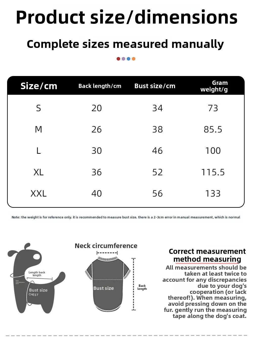 Reflective dog raincoat, for small dogs