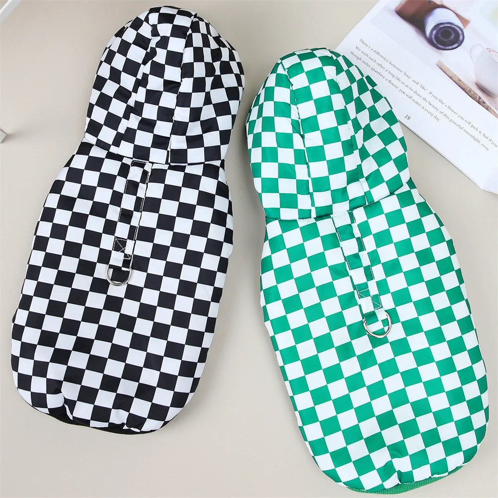 Dog winter coat, thick and warm material, for small and medium-sized dogs