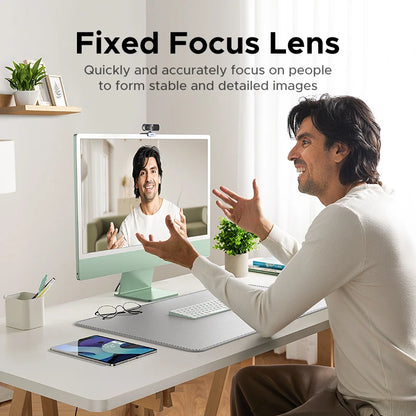 UGREEN 2K Webkamera Mikrofonilla - Full HD USB Kamera Streamaukseen