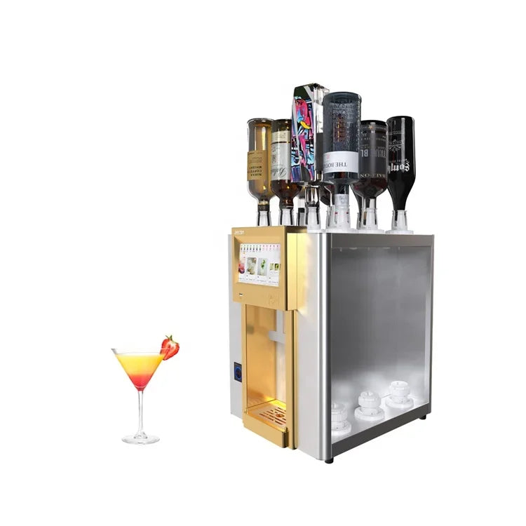 Smart cocktail machine, automatic bartender robot for restaurants and bars