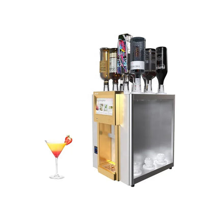 Smart cocktail machine, automatic bartender robot for restaurants and bars