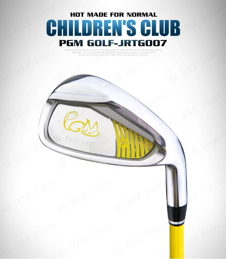 PGM Kids Golf Club Set for ages 3-12, practice set for boys and girls