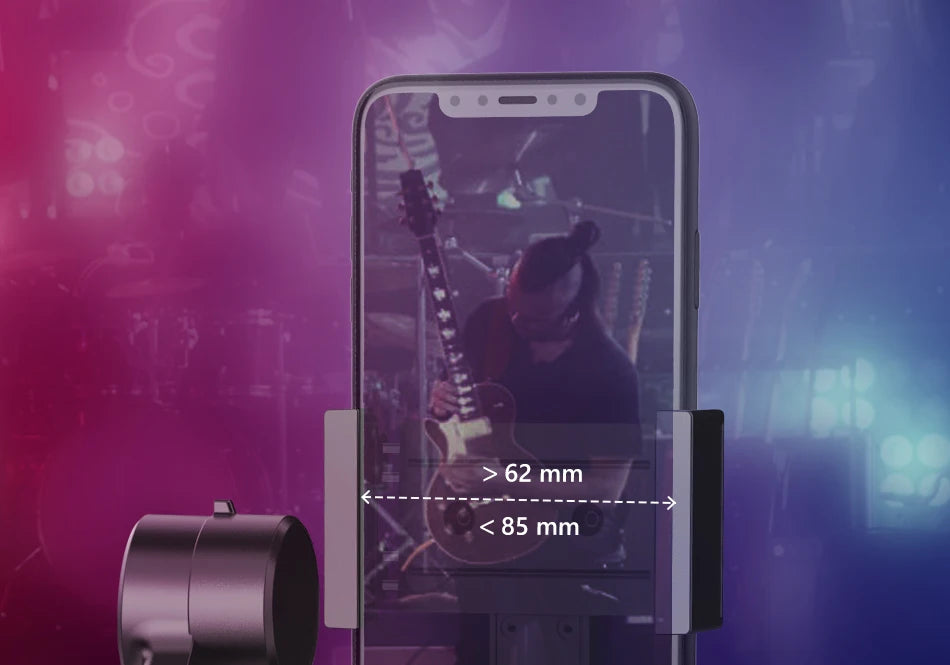 F8 3-akselinen Gimbal-puhelinpidike - Tärinänvaimennus Videokuvaukseen iPhone & Android