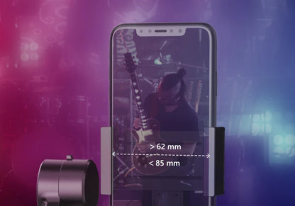 F8 3-akselinen Gimbal-puhelinpidike - Tärinänvaimennus Videokuvaukseen iPhone & Android