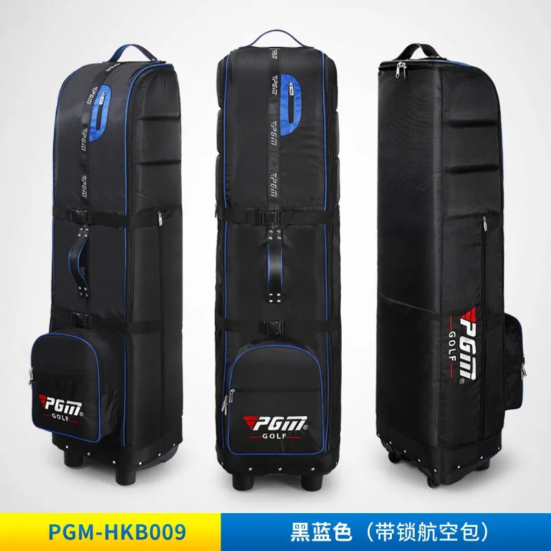 PGM HKB009 golf flight bag with pull cart