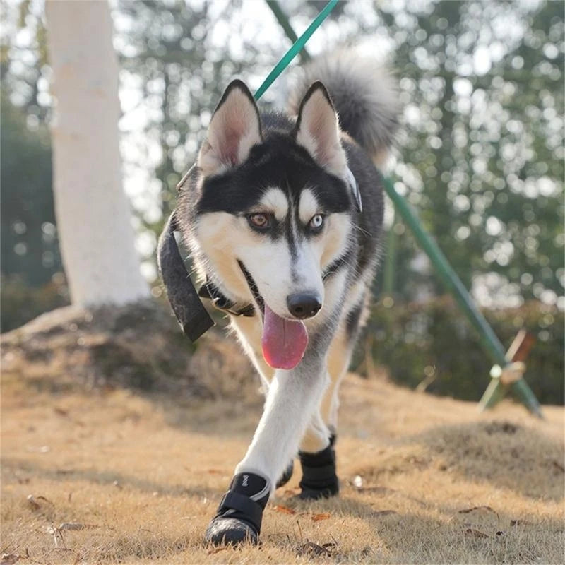 Soft-soled dog shoes 4pcs