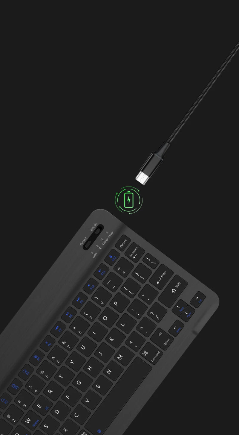 10 tuuman magneettinen tablet-näppäimistö iPad & Android -tableteille