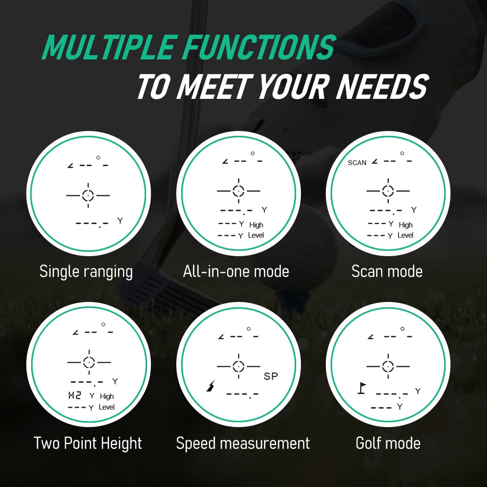 Golf laser -etäisyysmittari 600M/1000Y