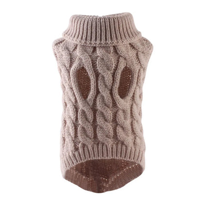Dog knitted winter sweater, fashionable and warm sweater for small dogs, all sizes