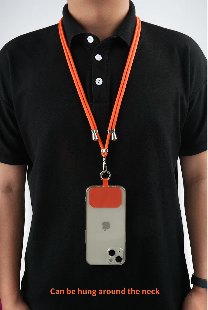 Crossbody Kaulanauha Puhelimelle - Säädettävä Universaali Hihna Klipsillä