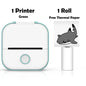 Phomemo T02 mini thermal printer, wireless pocket printer for labels
