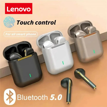 Lenovo J18 TWS Bluetooth-nappikuulokkeet – HiFi Stereo, Vedenkestävät ja Kosketusohjaus