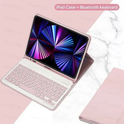 iPad Taustavalaistu Näppäimistökuori – Suojakotelo Pro, Air ja 10.2" malleille