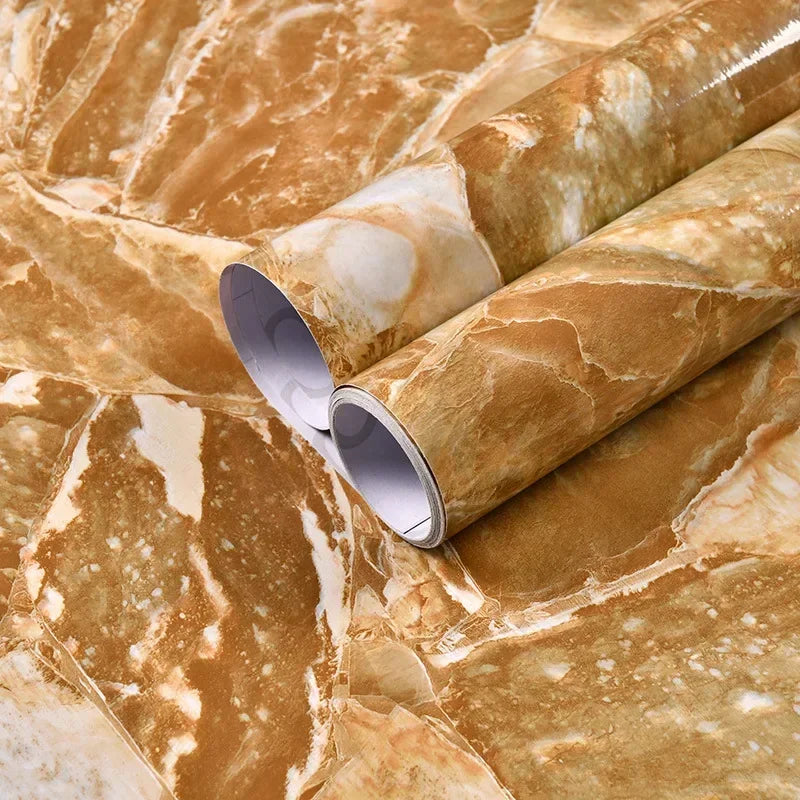 Marble patterned self-adhesive wallpaper, available in many different variations