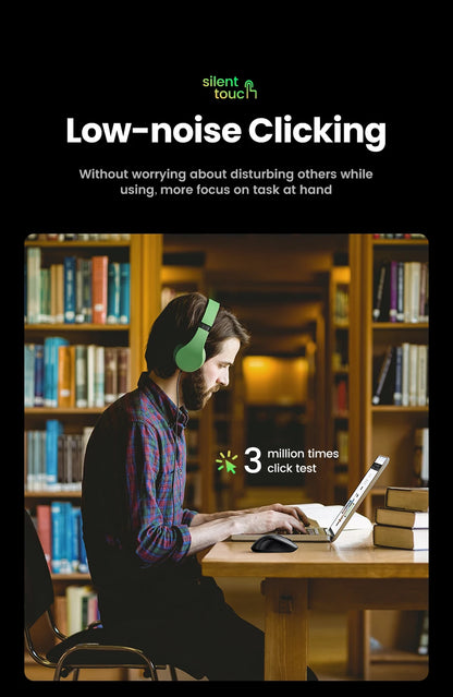 UGREEN Langaton Hiiri 1600DPI - Hiljainen 2.4GHz USB-hiiri PC & MacBook