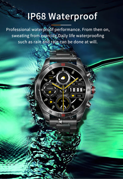 EIGIIS NX1 Pro smartwatch 1"43 AMOLED display, over 100 watch faces, diverse sports modes