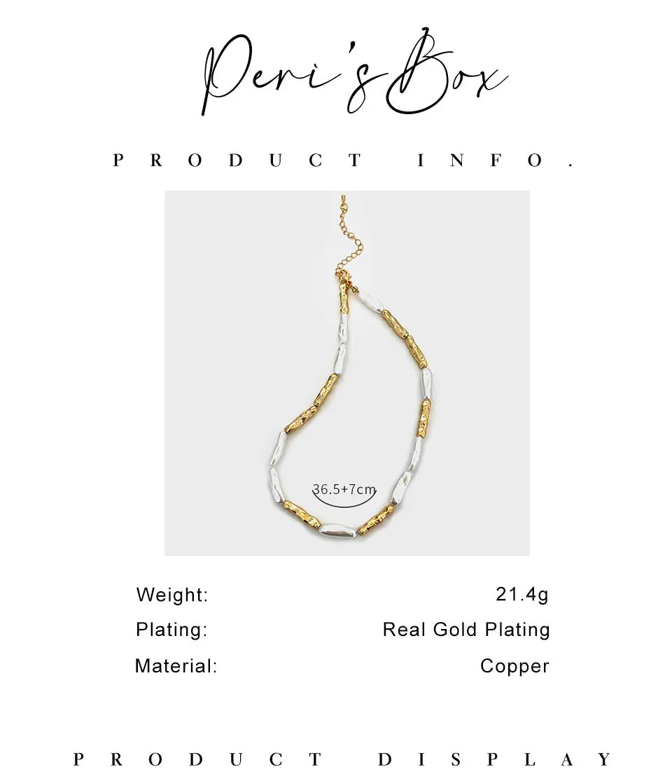 Barokki-helminen kaulakoru naisille