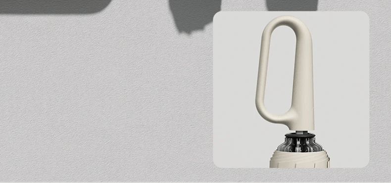 Kannettava Täysautomaattinen Sateenvarjo Rengassolkella - Pikalukkosäilytys, UV-Suojaus - Sininen