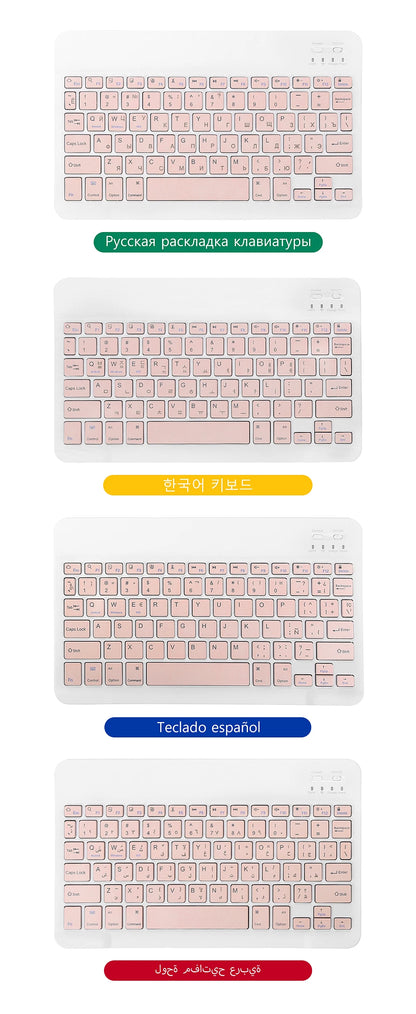 iPad Taustavalaistu Näppäimistökuori – Suojakotelo Pro, Air ja 10.2" malleille