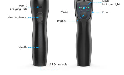 F8 3-akselinen Gimbal-puhelinpidike - Tärinänvaimennus Videokuvaukseen iPhone & Android