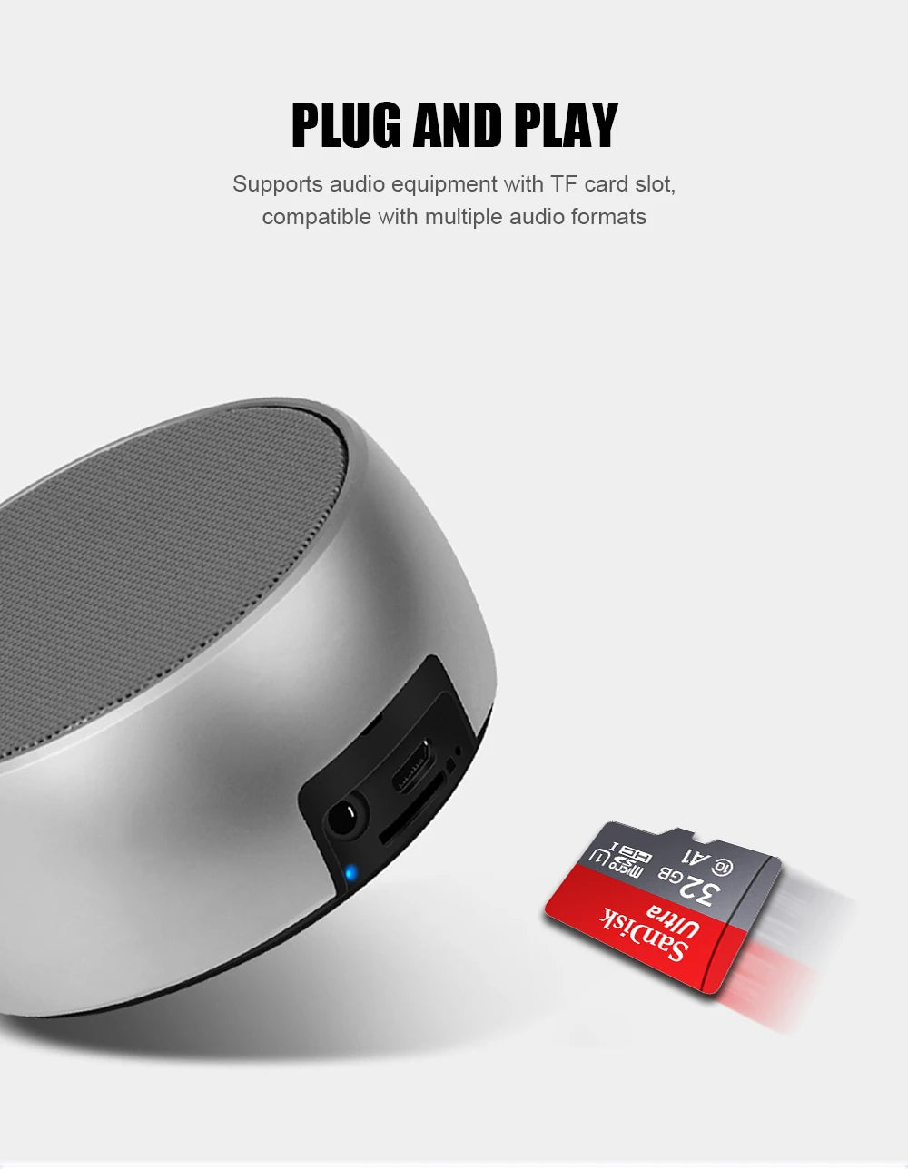 SanDisk MicroSD-muistikortti, 256GB/128GB/64GB/32GB, Class 10, UHS-1