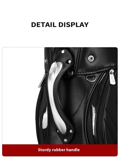 PGM QB034 golf bag, premium, leather bag, for 14 clubs