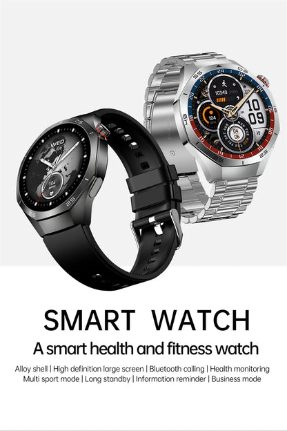 GT5 Pro GPS Smartwatch with AMOLED display, NFC payment function, health tracking