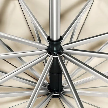 Kannettava Täysautomaattinen Sateenvarjo Rengassolkella - Pikalukkosäilytys, UV-Suojaus - Sininen