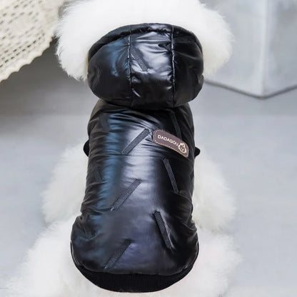 Dog winter coat, thick and warm material, for small and medium-sized dogs