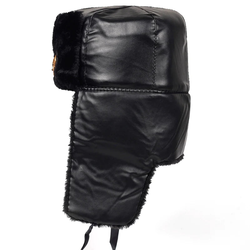 Men's Russian ushanka bomber hat