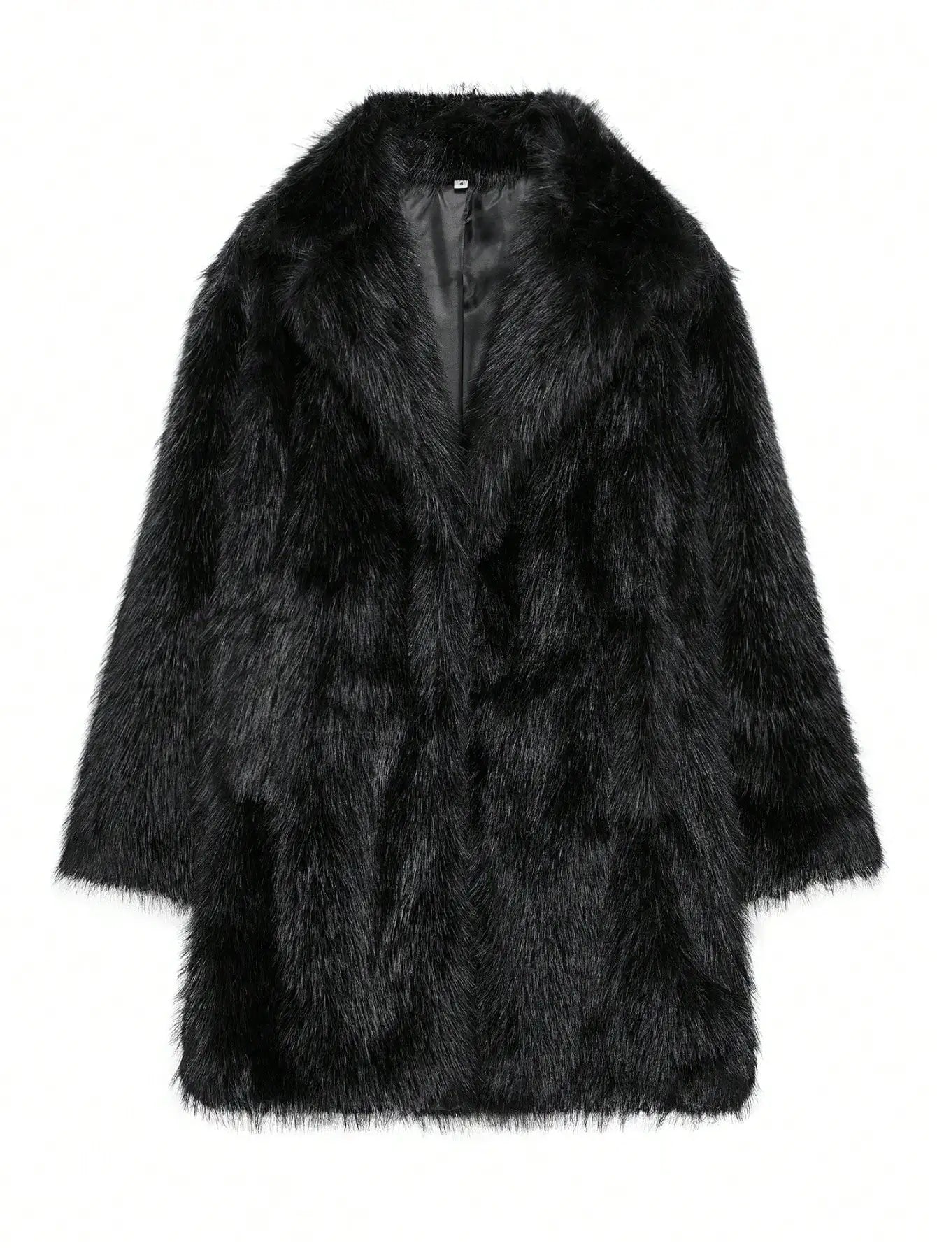 Indefeir French faux fur coat for women
