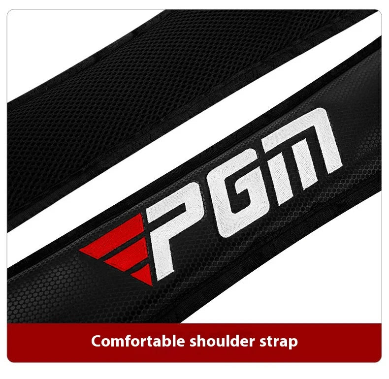 PGM QB034 golf bag, premium, leather bag, for 14 clubs