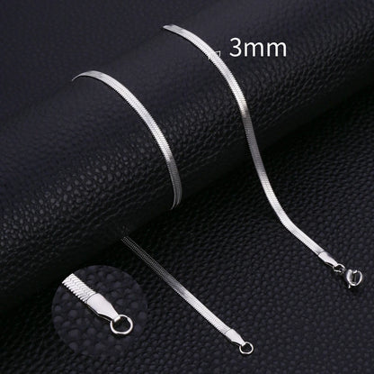 HIYEE Snake chain necklace, unisex design, available in different variations