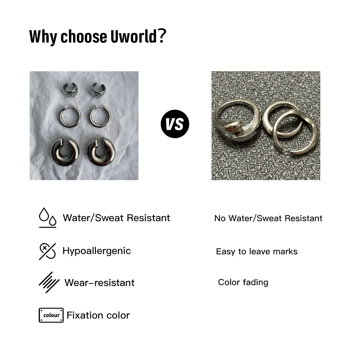 18K kullattu sydänsolki kaulakoru naisille