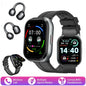 2-in-1 Smartwatch with wireless headphones, calls, health modes, sports modes, New 2025