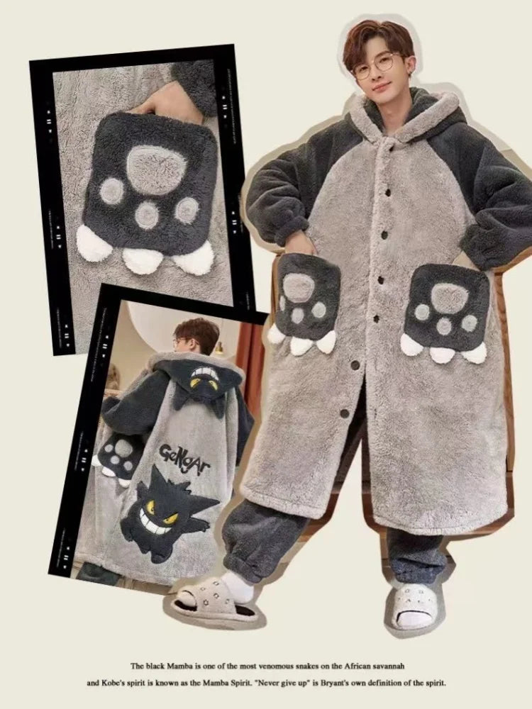 Gengar Pokemon yöasusetti miehille