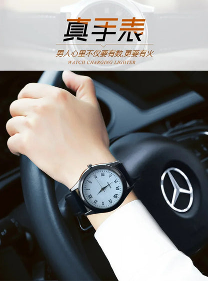 Wristwatch lighter USB rechargeable