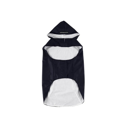 Dog raincoat, waterproof hoodie with reflective stripes, all sizes available