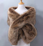 Women's luxury fur scarf