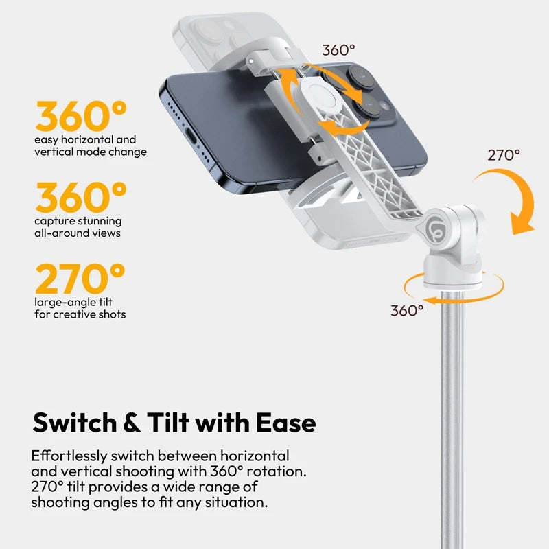Ulanzi TT88 Overhead selfie stick, with magsafe mount