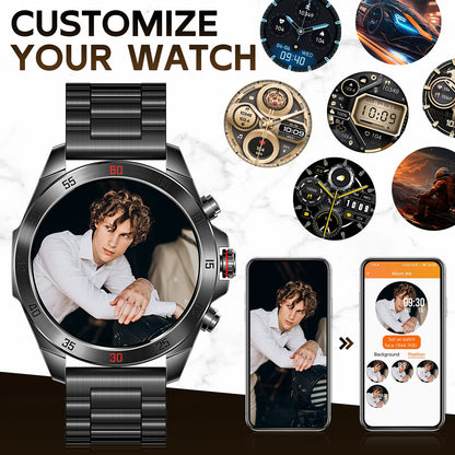 EIGIIS NX1 Pro smartwatch 1"43 AMOLED display, over 100 watch faces, diverse sports modes