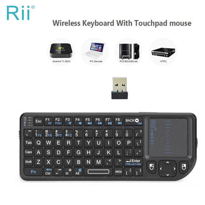 Rii X1 Wireless Mini Keyboard with Touchpad