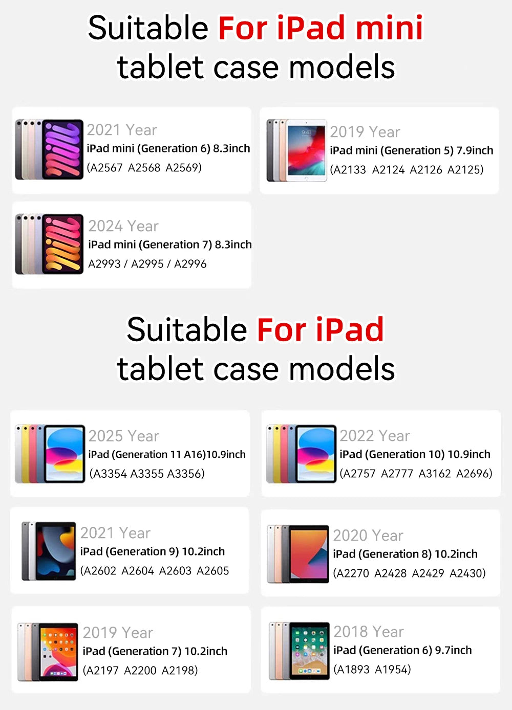iPad Taustavalaistu Näppäimistökuori – Suojakotelo Pro, Air ja 10.2" malleille