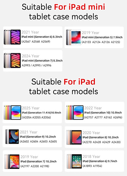 iPad Taustavalaistu Näppäimistökuori – Suojakotelo Pro, Air ja 10.2" malleille