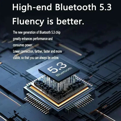 T2 TWS Langattomat Bluetooth-kuulokkeet - Läpinäkyvä ENC LED-näytöllä