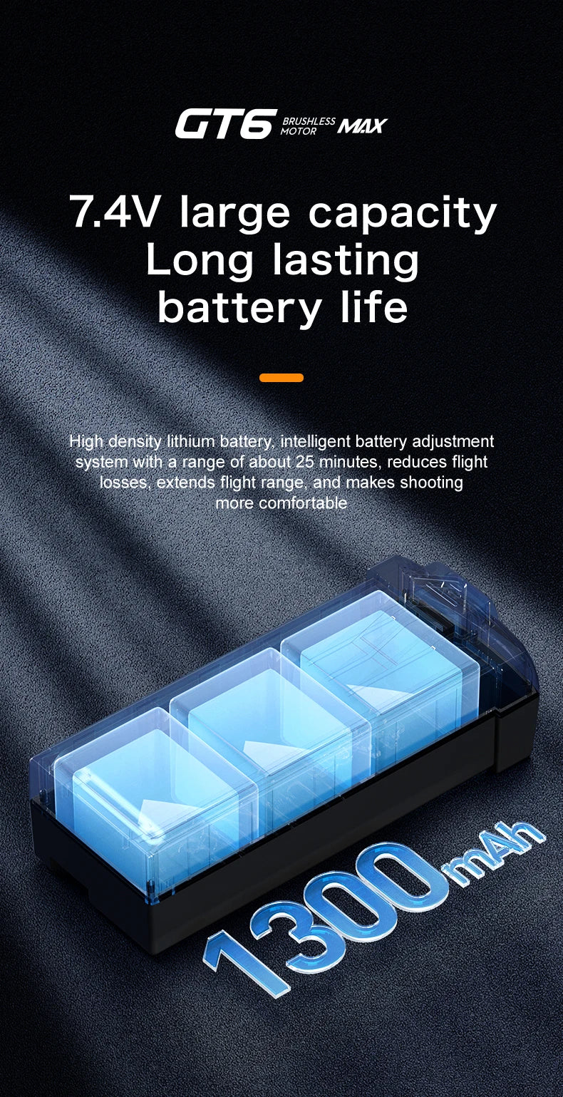 GT6 Max Drone 2025 – 8K Kamera, 5G GPS, 2KM Kantama, Harjaton Moottori – Ammattilaisdroni